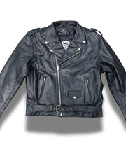 Load image into Gallery viewer, Classic Leather Mens Motorcycle Jacket