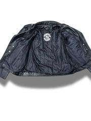 Load image into Gallery viewer, Classic Leather Mens Motorcycle Jacket