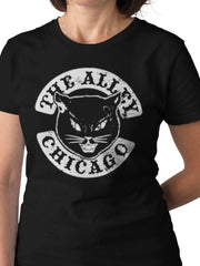 Load image into Gallery viewer, The Alley Black Cat Logo Tshirt