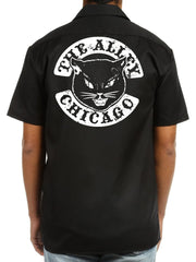 Load image into Gallery viewer, Black Cat Dickie's Work Shirt