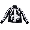 Skeleton Bones Black Denim Jacket