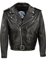 Load image into Gallery viewer, FTW USA American Made Classic Mens Leather Motorcycle Jacket | The Alley