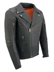 Load image into Gallery viewer, Fillmore East Mens Vintage Style Leather Motorcycle Jacket