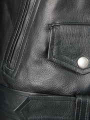 Load image into Gallery viewer, Womens Classic Leather Motorcycle Jacket