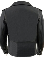 Load image into Gallery viewer, Womens Classic Leather Motorcycle Jacket - Rear | The Alley