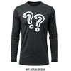 Mystery Design Long Sleeve Tshirt with Printed Sleeves