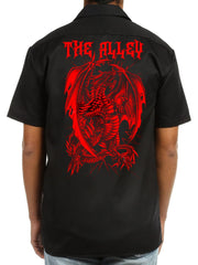 Load image into Gallery viewer, Gothic Red Dragon Dickie's Work Shirt | The Alley