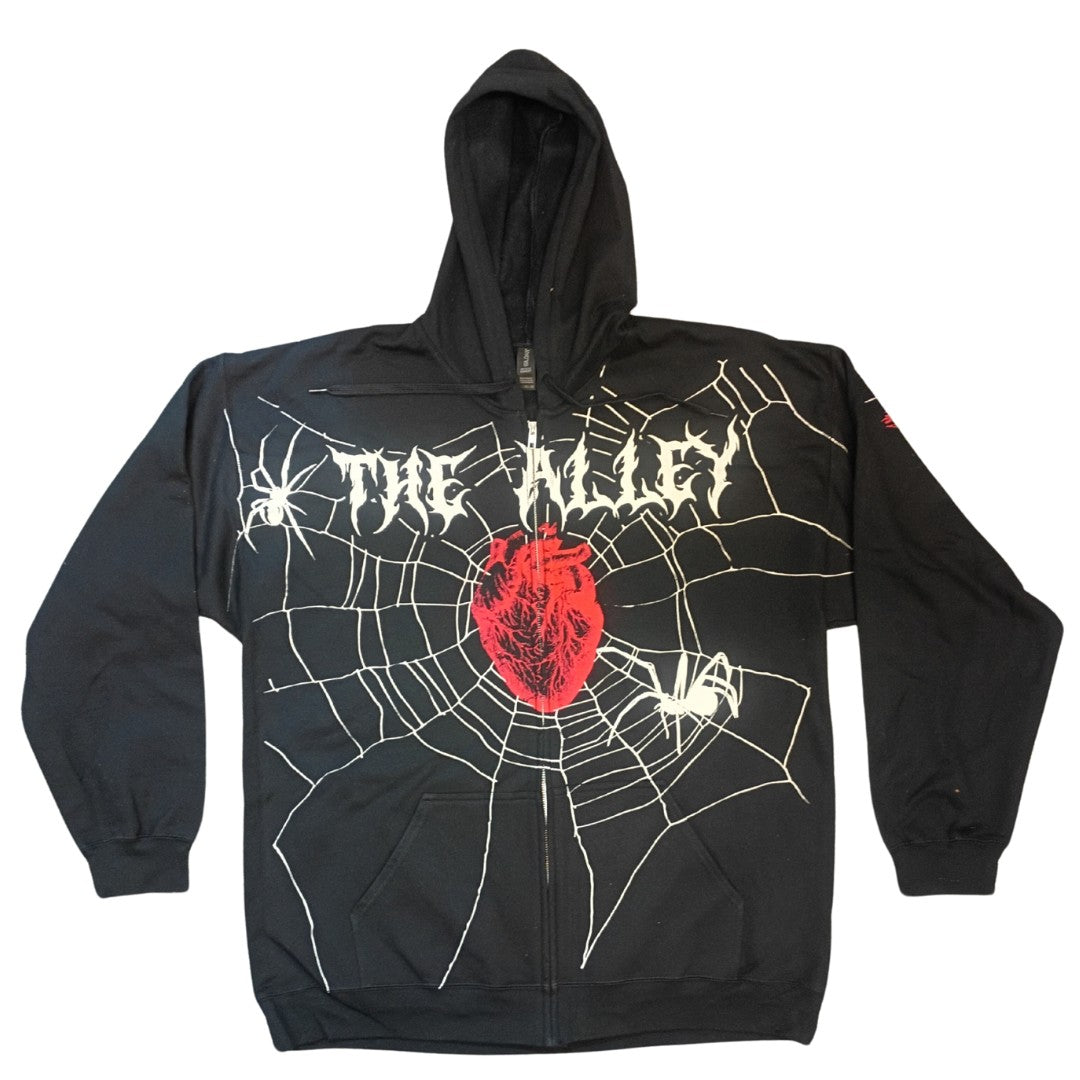 [GRAVER]★DRAWING HEART BACK LOGO HOODIE GraveHeart - Embossed Hoodie | Art Of Heartbreak Show