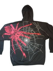 Load image into Gallery viewer, Spider Heart Hoodie Rear | The Alley