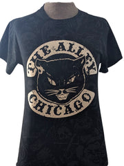 Load image into Gallery viewer, Black Cat Tattoo Tshirt | The Alley