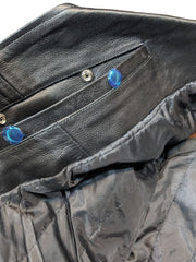 Load image into Gallery viewer, Mens Black Skeleton Bones Jacket Style Vest