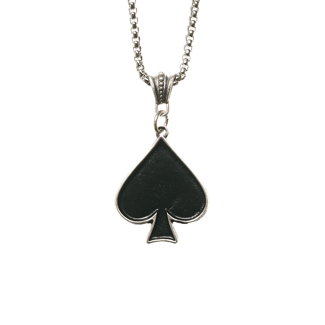 Ace of Spades Chain Necklace