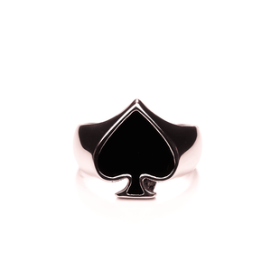 Ace of Spades Stainless Steel Ring