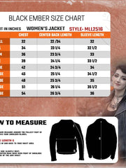 Load image into Gallery viewer, Black Ember Womens Leather Jacket With Removable Hoodie