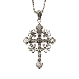 Large Gothic Cross Chain Necklace
