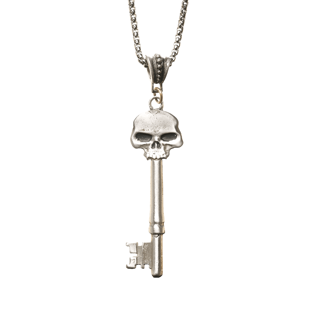Skull key necklace deals