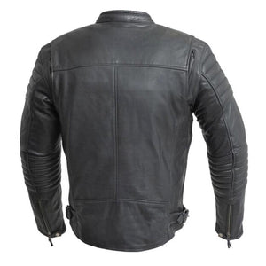 The Commuter Premium Men's Leather Motorcycle Jacket