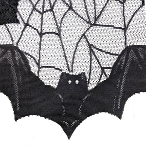Bat Cape with Spider Web Detail