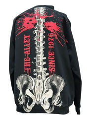 Load image into Gallery viewer, Monster Print Rib and Heart Zip Up Hoodie
