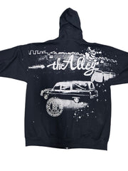 Load image into Gallery viewer, The Alley 50th Anniversary Monster Print Hoodie
