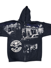 Load image into Gallery viewer, The Alley 50th Anniversary Monster Print Hoodie
