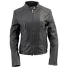 Blacktop Racer Womens Leather Cafe Style Jacket