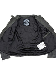 Load image into Gallery viewer, Blacktop Racer Womens Leather Cafe Style Jacket
