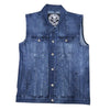 Classic Mens Blue Denim Vest
