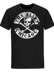 Load image into Gallery viewer, The Alley Chicago Vintage Skull &amp; Crossbones Tshirt
