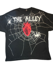 Load image into Gallery viewer, Monster Print Spider Heart Tshirt
