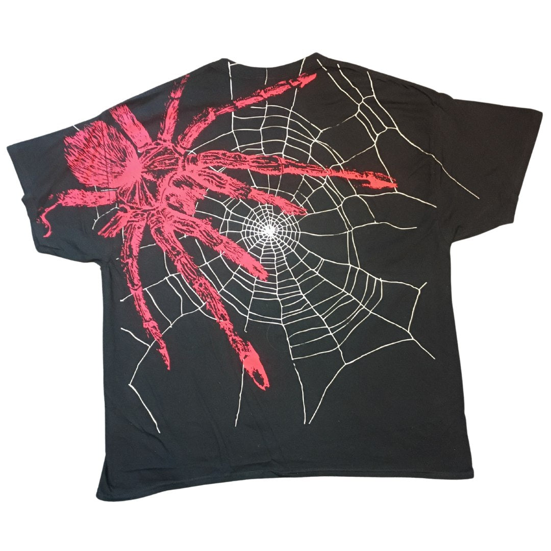 Monster Print Spider Heart Tshirt
