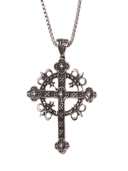 Load image into Gallery viewer, Large Gothic Cross Chain Necklace | The Alley
