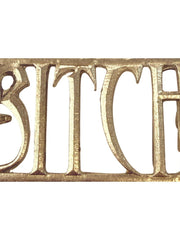 Load image into Gallery viewer, Bitch Cut-Out Belt Buckle
