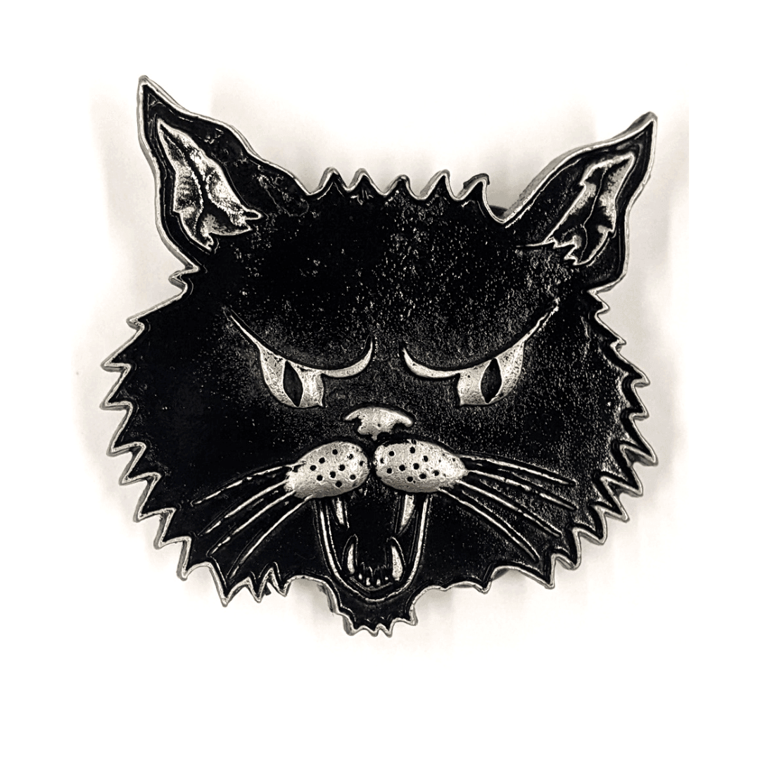 Black Cat Belt Buckle