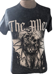 Load image into Gallery viewer, Gothic Cat Bat Tattoo Tshirt
