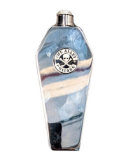 Load image into Gallery viewer, Chrome Finish Alley Coffin Flask - The Alley Chicago
