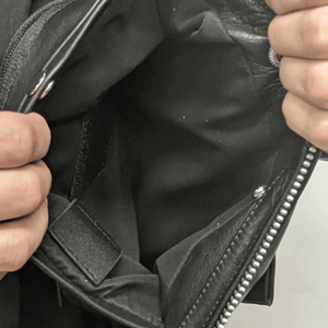 Classic Leather Mens Motorcycle Jacket - The Alley Chicago
