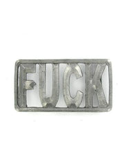 Load image into Gallery viewer, Belts &amp; Buckles - Fuck Cut-Out Belt Buckle

