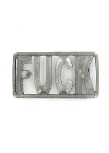 Belts & Buckles - Fuck Cut-Out Belt Buckle