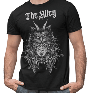 Gothic Cat Lady Tshirt - The Alley Chicago