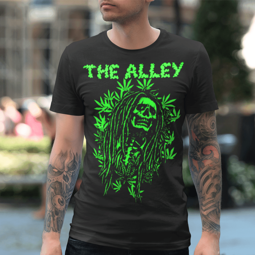 Gothic Rasta Skeleton Tshirt