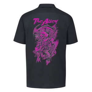 Gothic Reaper and Raven Dickie's Work Shirt - The Alley Chicago