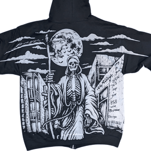 Huge Print Alley Reaper Hoodie - The Alley Chicago