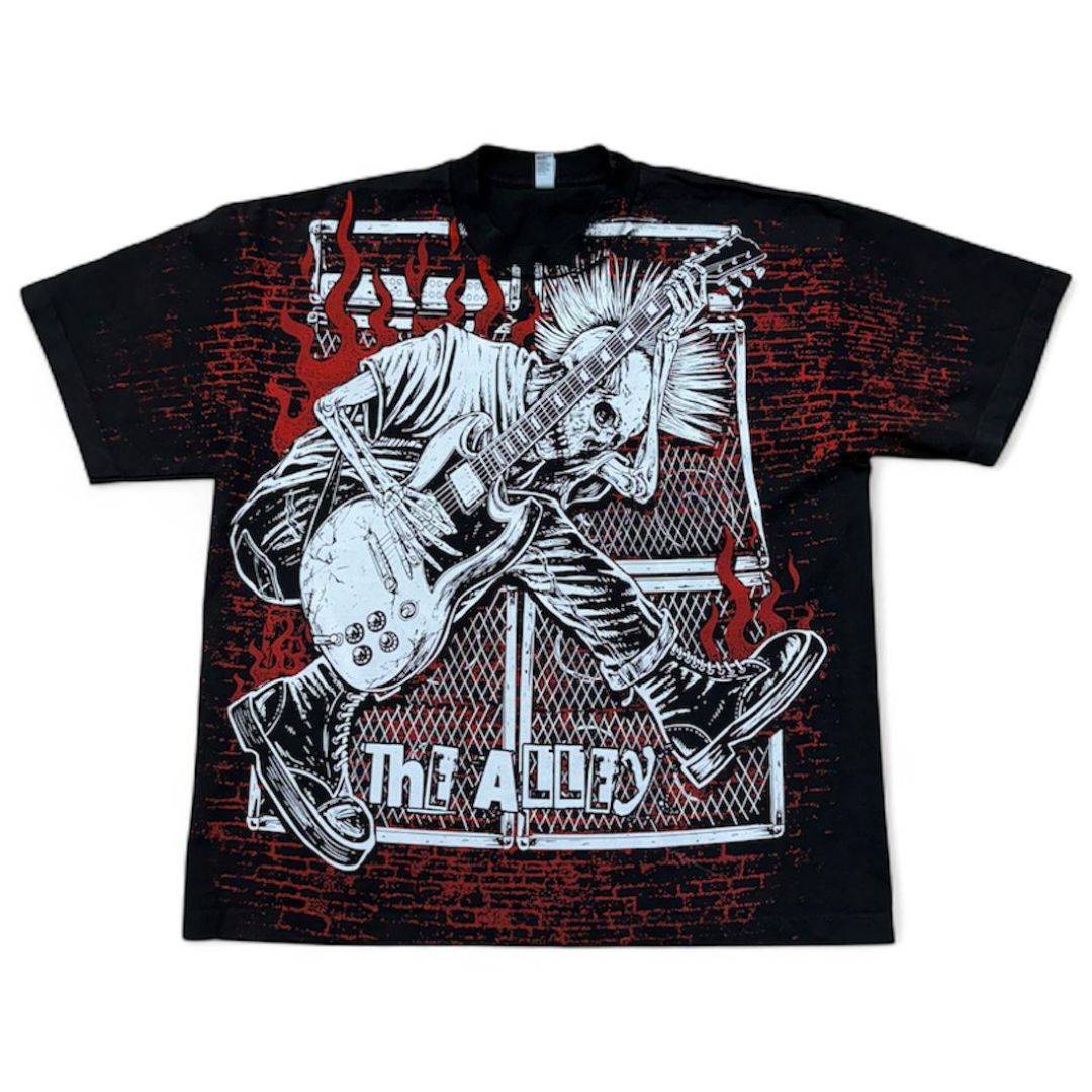 Monster Print Punk Tshirt