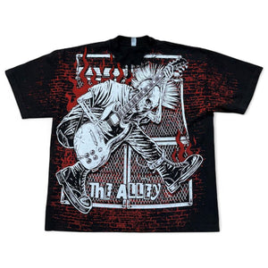 Monster Print Punk Tshirt