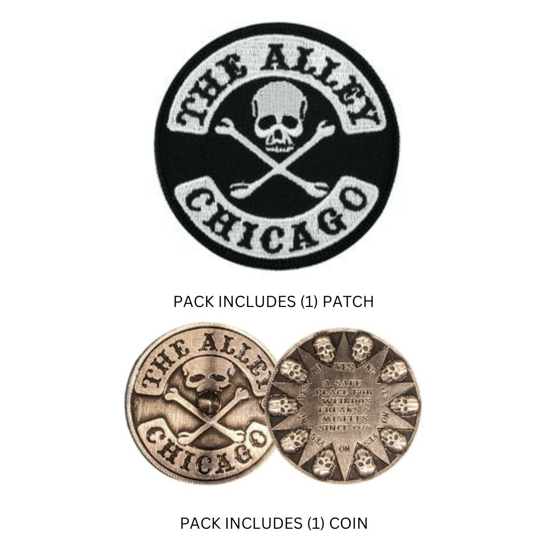 Fortune Telling Coin And Alley Logo Patch Pack | The Alley