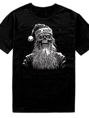Load image into Gallery viewer, Santa Skull Tshirt
