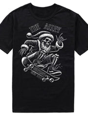 Load image into Gallery viewer, Skater Santa Tshirt
