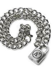 Load image into Gallery viewer, Sid Vicious Padlock and Chain Reproduction Detail
