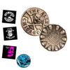 Fortune Telling Coin, Stickers, & Button Pack